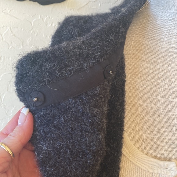 🎉 FREE PEOPLE ALPACA SLEEVELESS CAPE‼️ - Picture 4 of 14